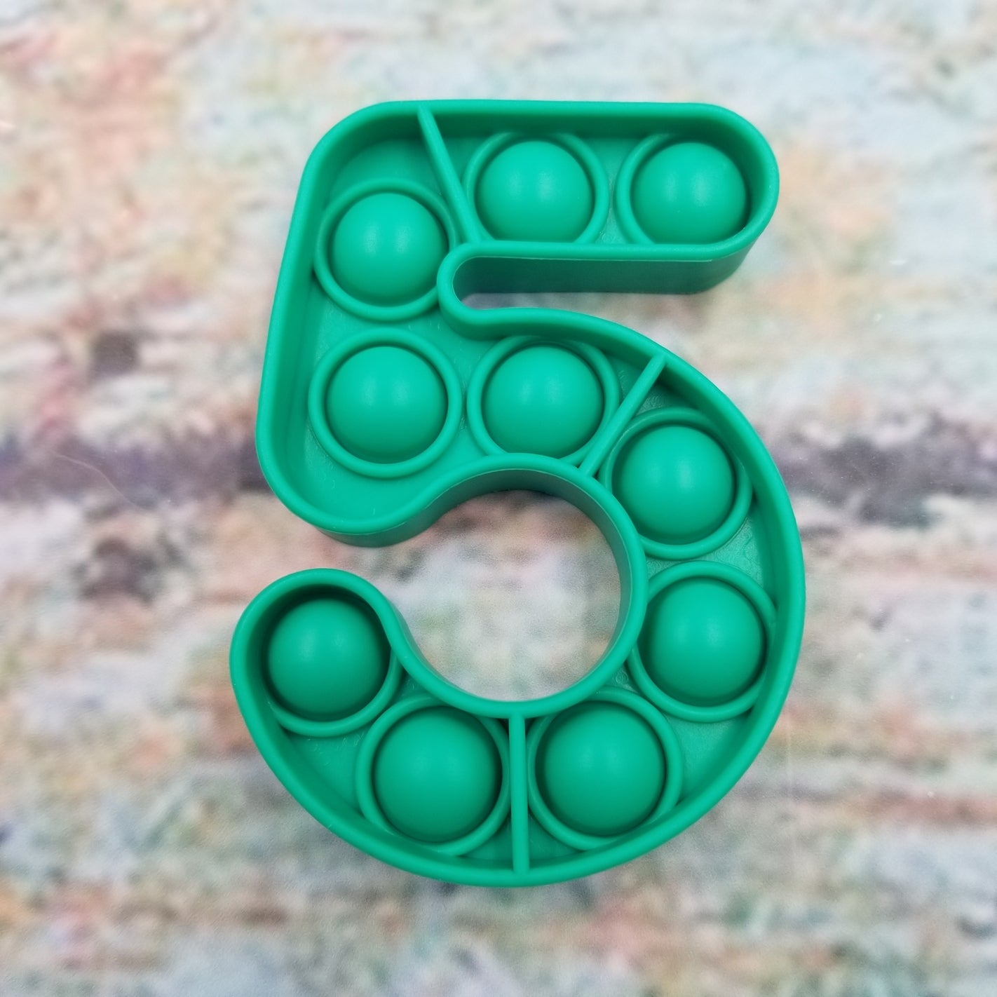 Green Numbers Pop It Set