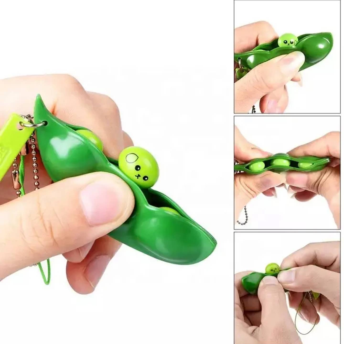 Pea's In A Pod - Fidget Keychain