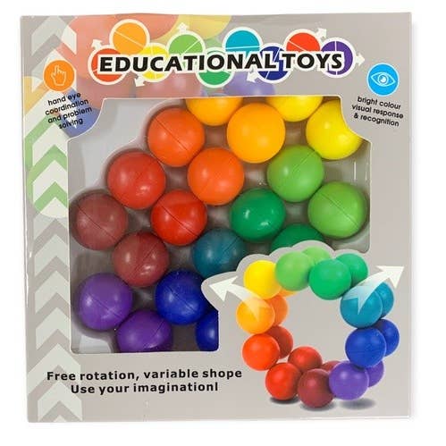 Rainbow Balls Shape Shifting Fidget