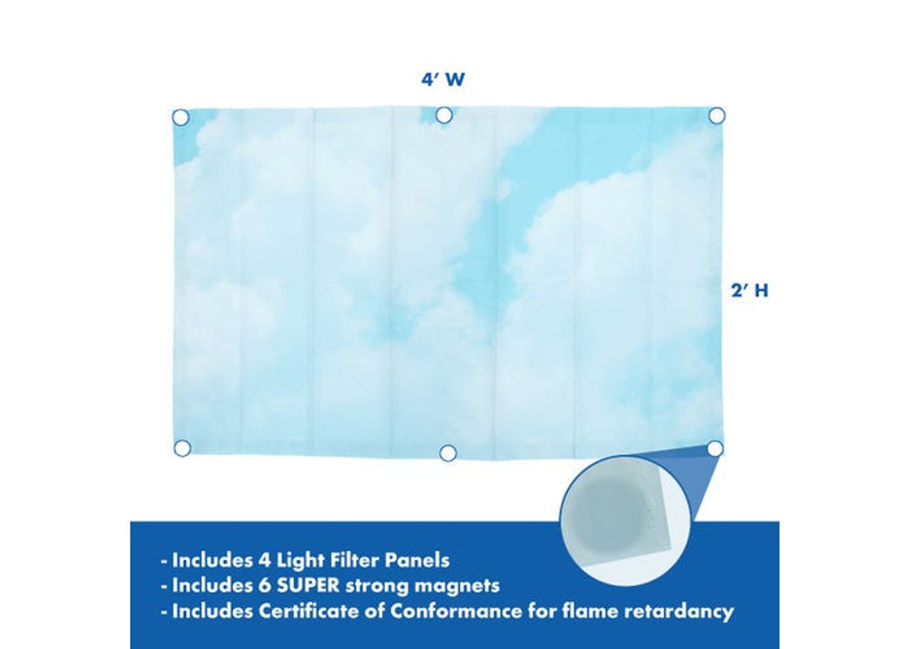 Calming Clouds Light Filters (Pack of 4)