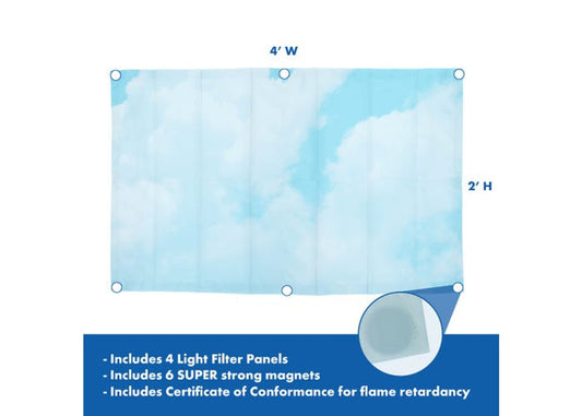 Calming Clouds Light Filters (Pack of 4)