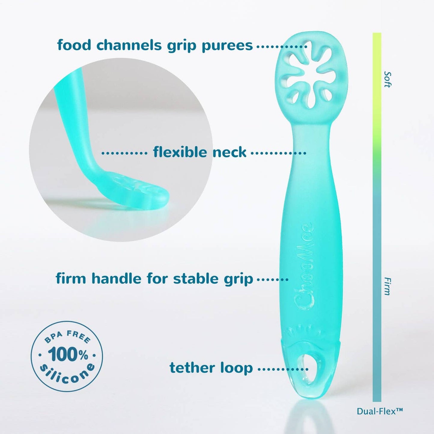 FlexiDip Silicone Learning Utencil (2 pack)