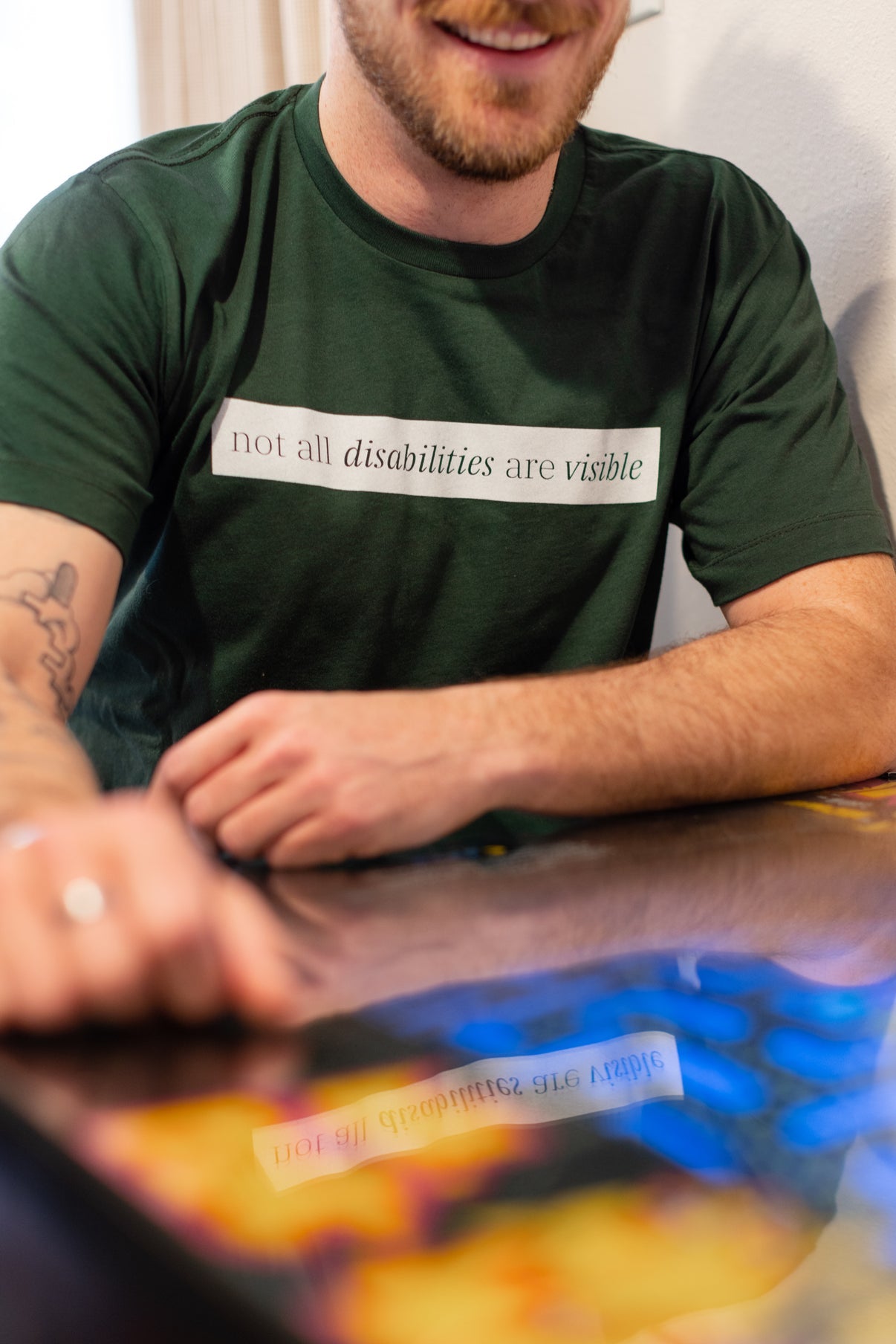 Unisex Graphic T-Shirt - Not All Disabilities are Visible