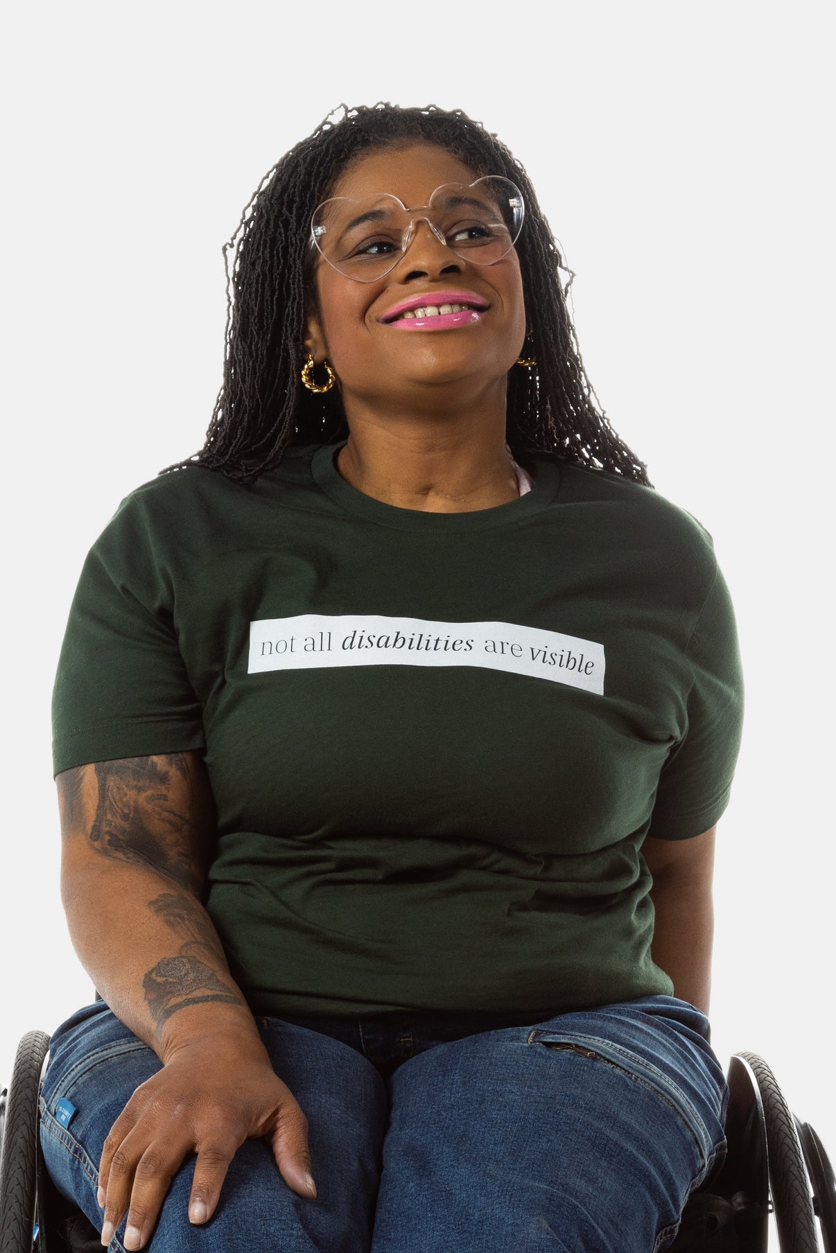 Unisex Graphic T-Shirt - Not All Disabilities are Visible