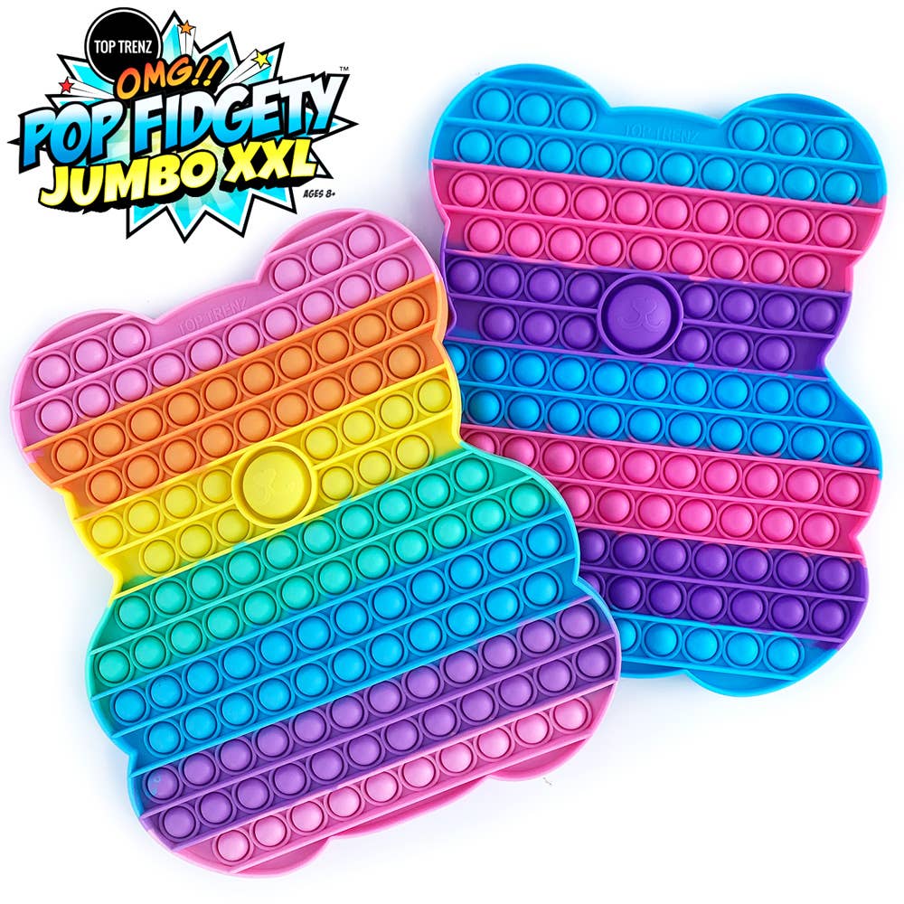 Omg! Pop Fidgety Jumbo XXL Gummy Yummy Bear