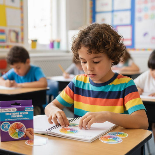 Emotions Wheel Sticker - Class Pack (25 Pack)