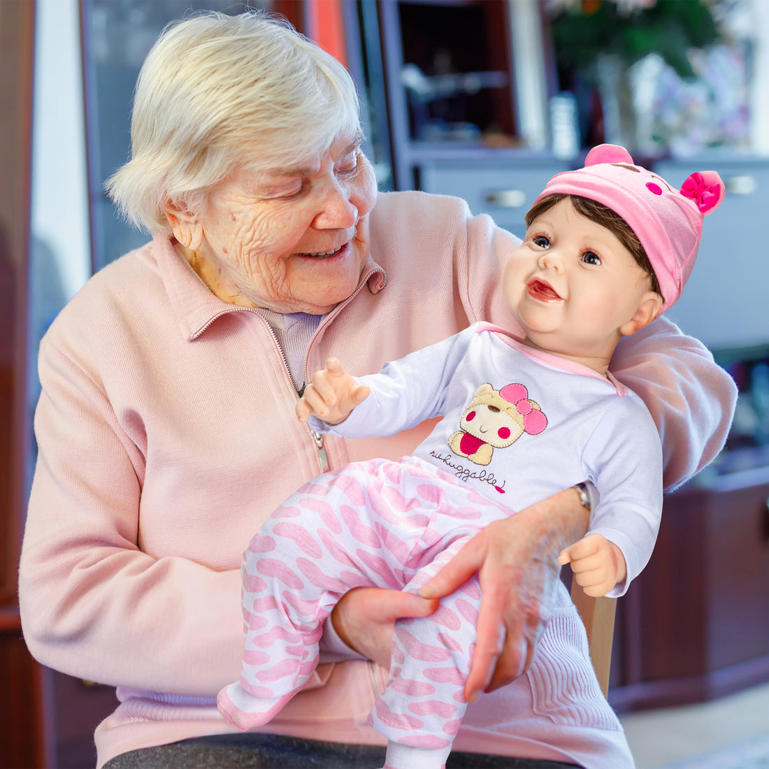 22 inch - Lifelike Reborn Baby Doll for Seniors with Dementia