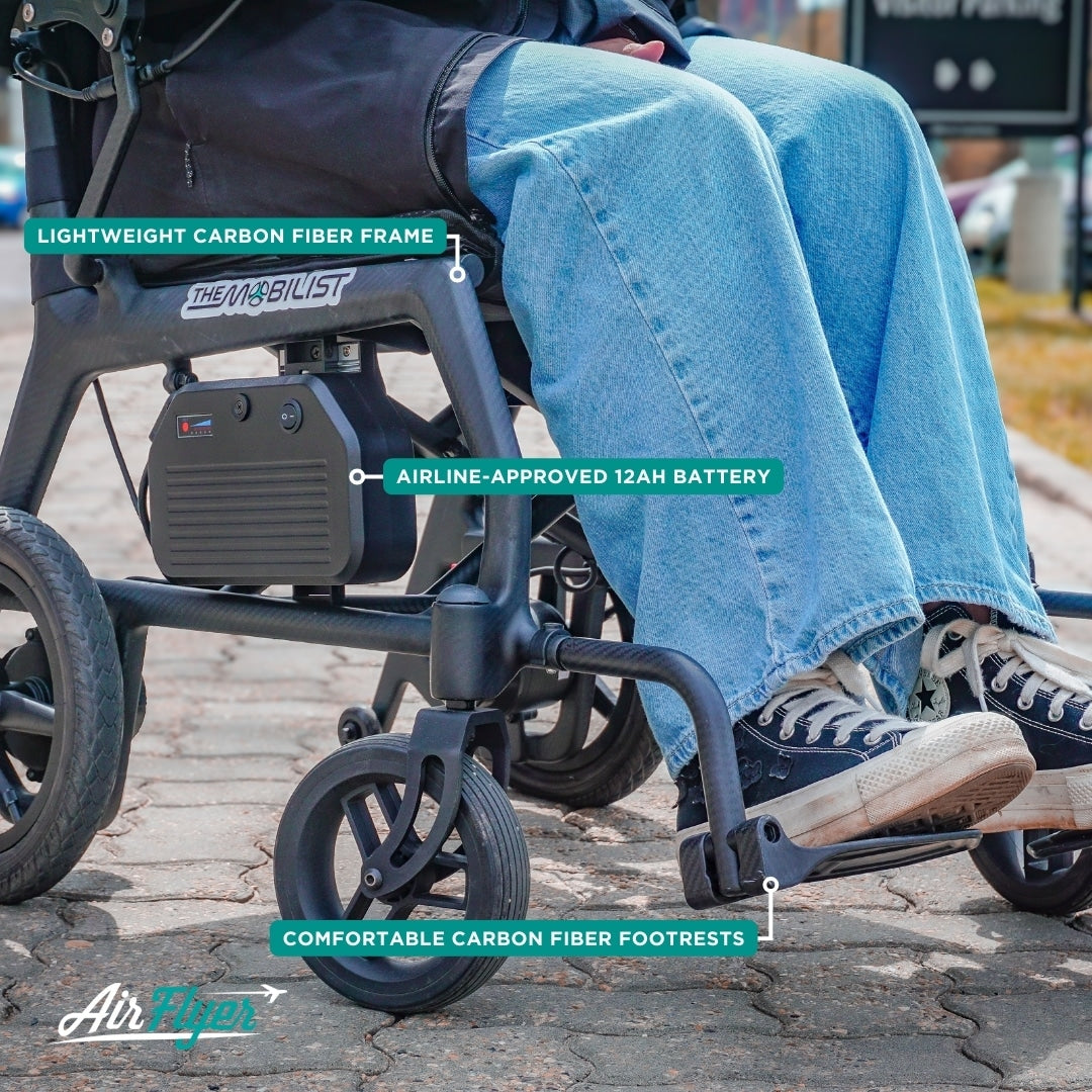 AirFlyer - Ultralight Carbon Fibre Electric Wheelchair