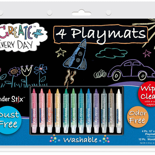12" X 17" Wonderstixx Playmat Kit (4 Piece Set)