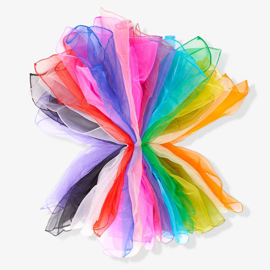 Square Sensory Scarfs (Pack of 10)