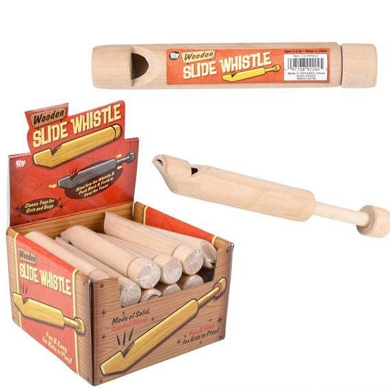 6.5" Wooden Slide Whistle
