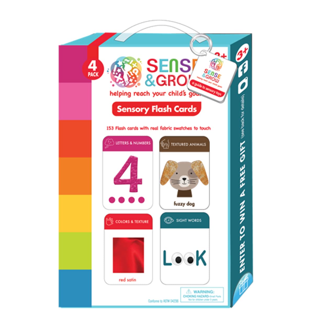 Sense and Grow Sensory Flash Cards