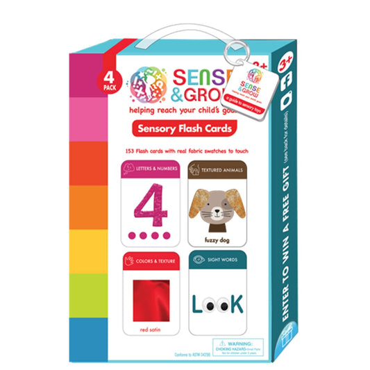 Sense and Grow Sensory Flash Cards