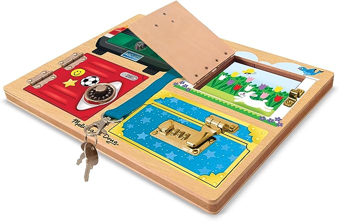 Melissa & Doug - Locks & Latches Board