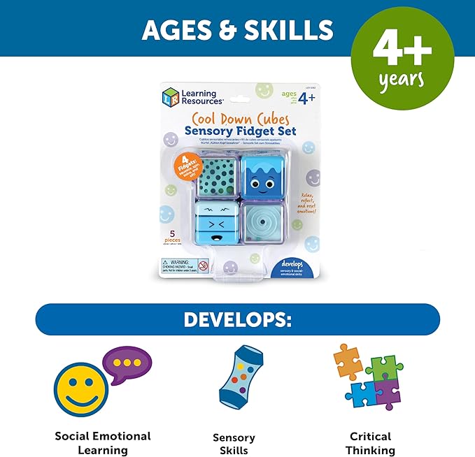 Cool Down Cubes Sensory Fidget Set