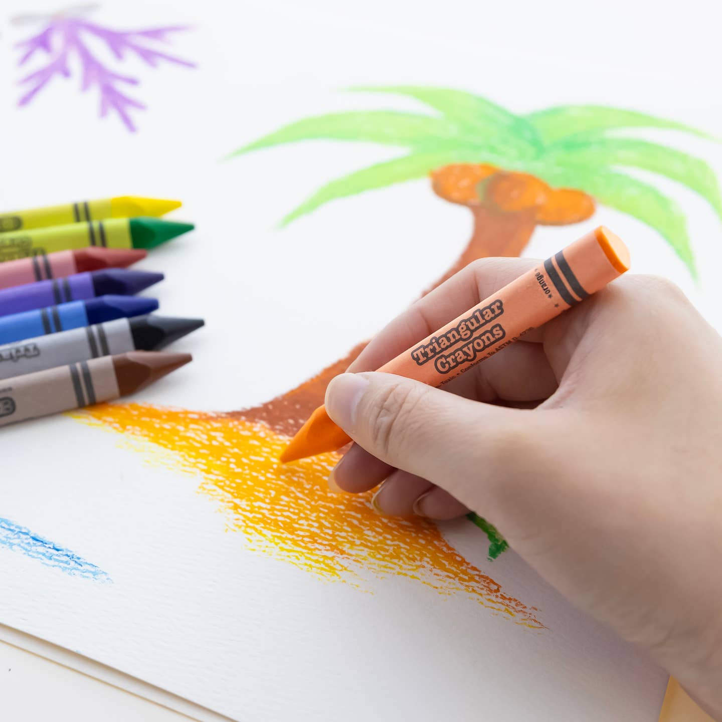 Triangular Crayons (8 Pack)