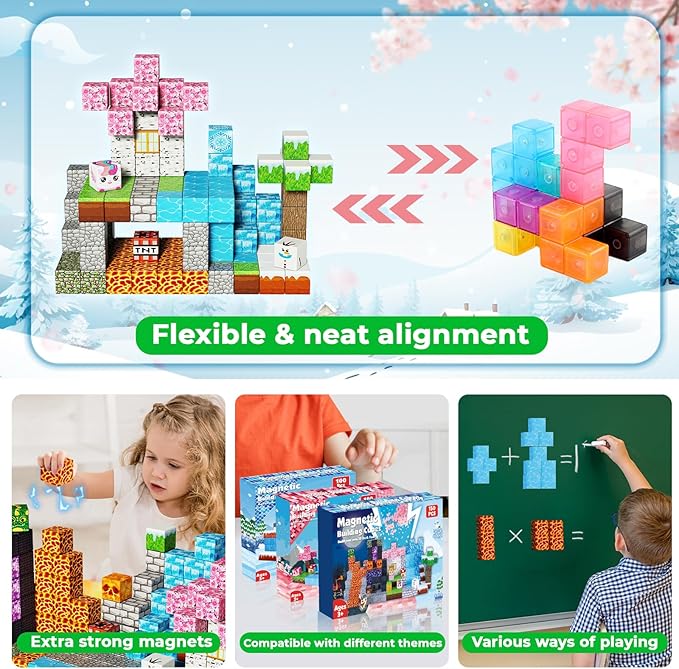 ToyUnited Magentic Building Blocks - 150 Pieces