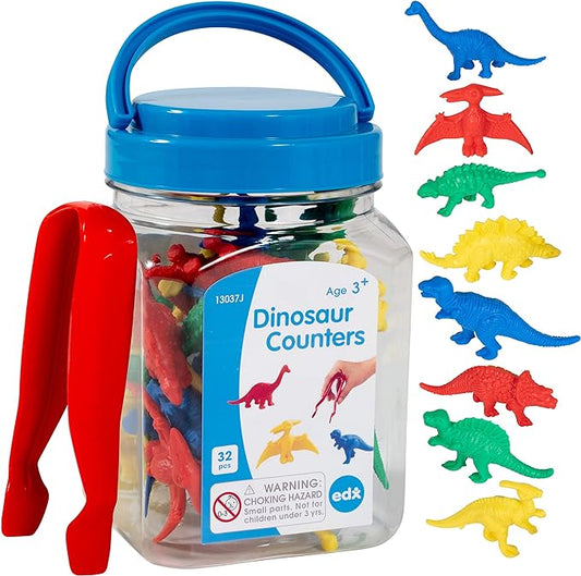 Mini Dino Counters (108 Pieces)