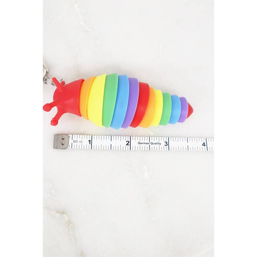 Mini Fidget Slug Keychain