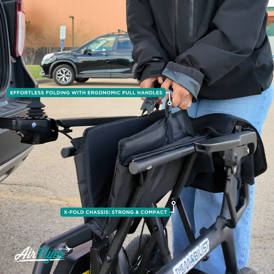 AirFlyer - Ultralight Carbon Fibre Electric Wheelchair