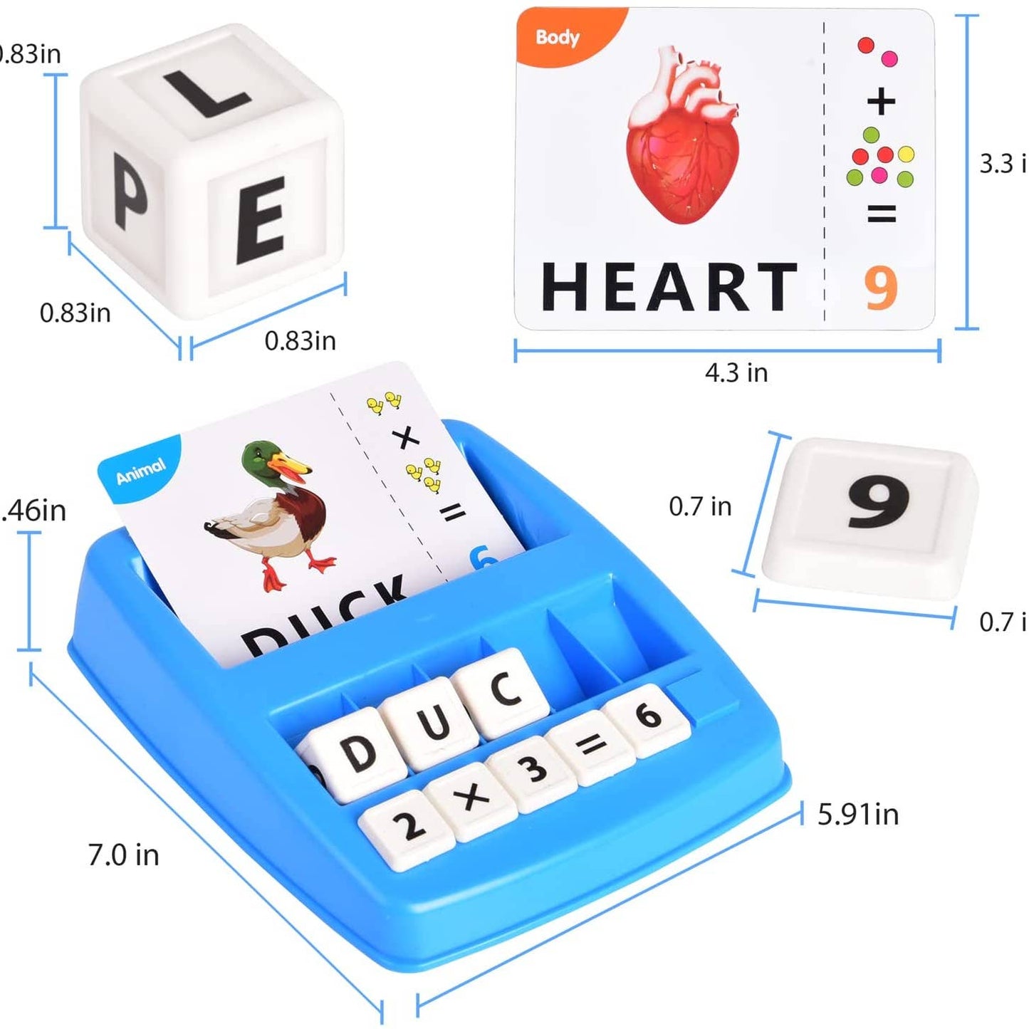 Montessori Matching Letters and Numbers Game