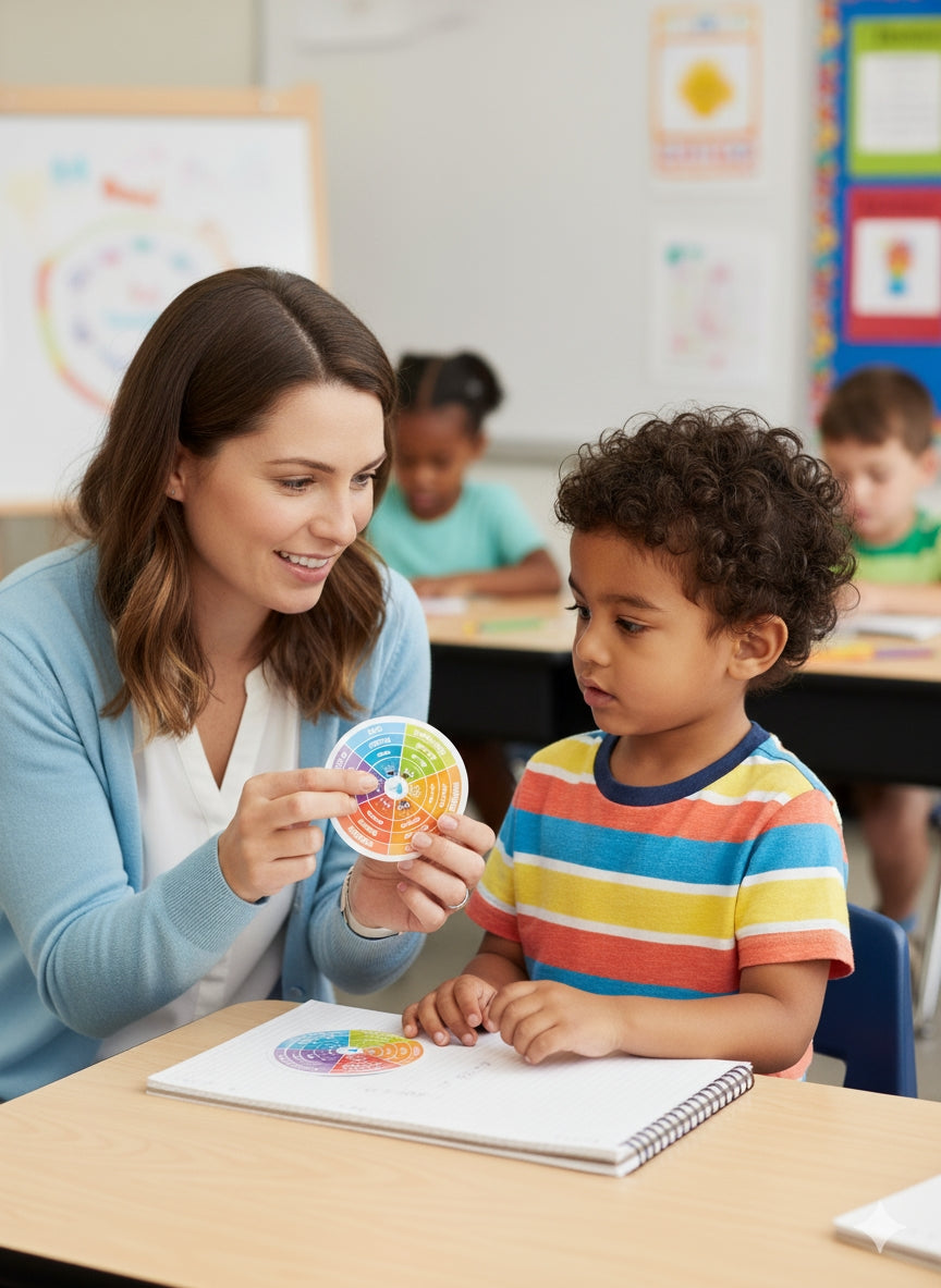 Emotions Wheel Sticker - Class Pack (25 Pack)