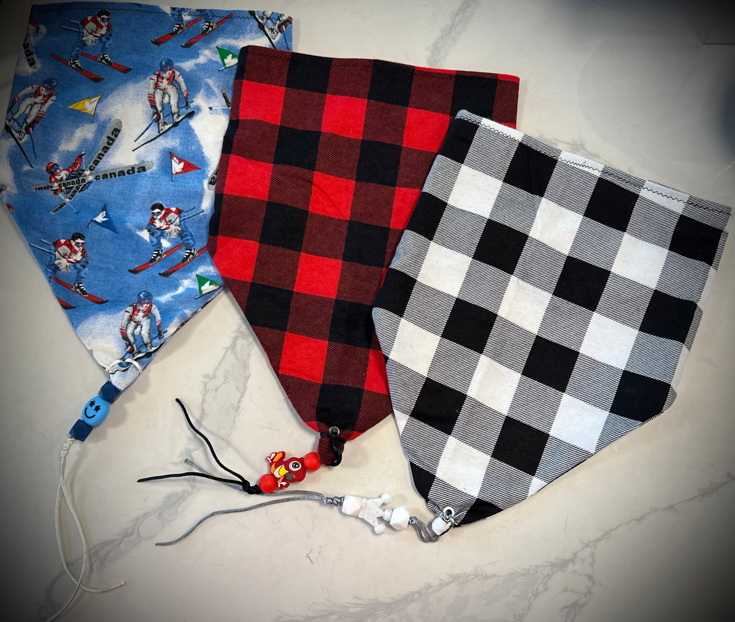 Chewdana Bandana Bibs with Removable Chew