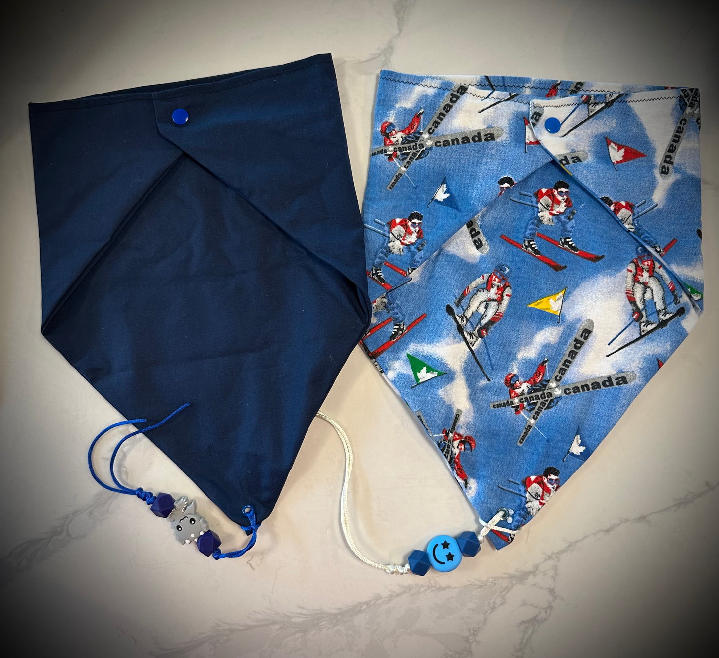 Chewdana Bandana Bibs with Removable Chew