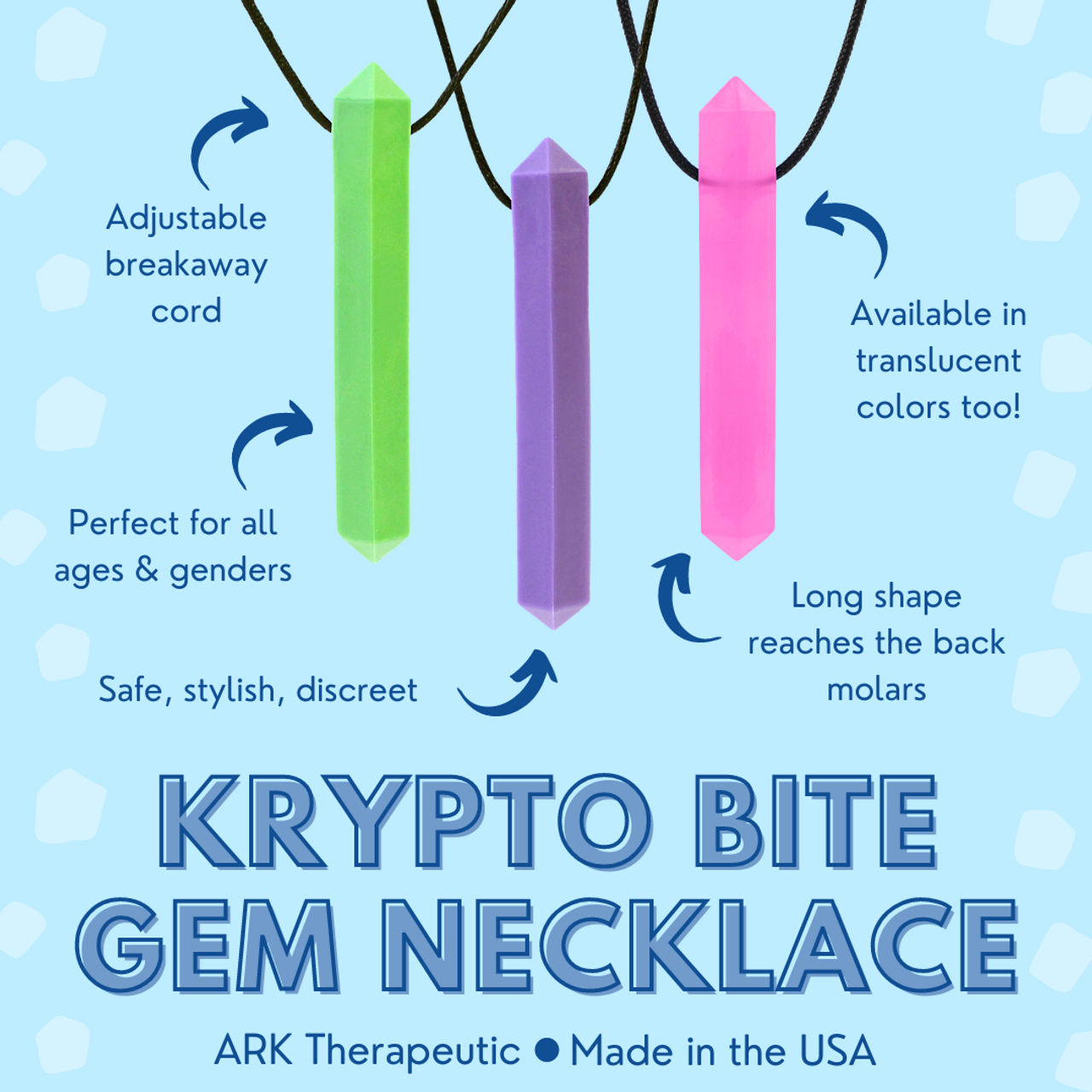 ARK's Krypto-Bite Chewable Gem Necklace