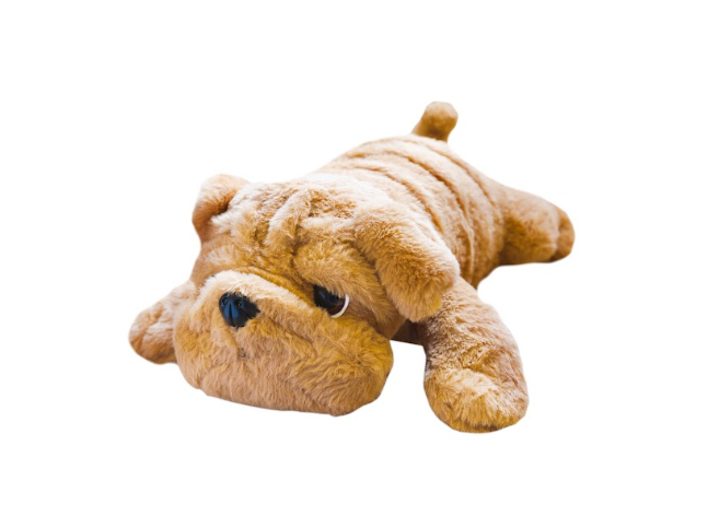 Happy Hugs Weighted Plush Bulldog (2.5 lbs)