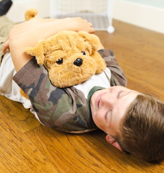 Happy Hugs Weighted Plush Bulldog (2.5 lbs)