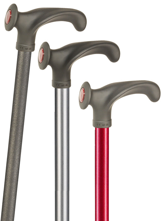 Ossenberg Light Metal Anatomic Soft Grip Walking Stick