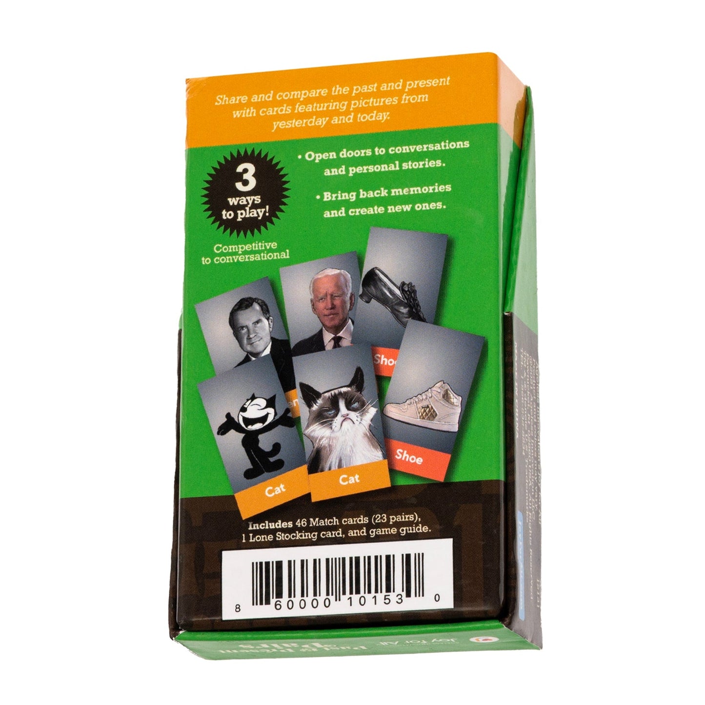 Past & Present Pairs Card Game