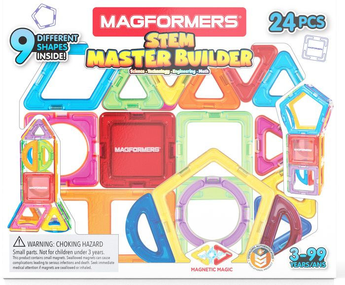 Magformers Stem Master Builder Magnet Set (24 Pieces)