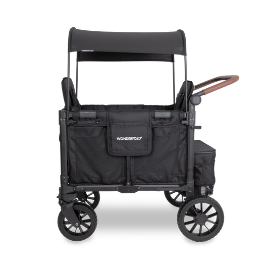 Wonderfold Wagon W2 Luxe Pro Double Stroller with 5 Point Harness