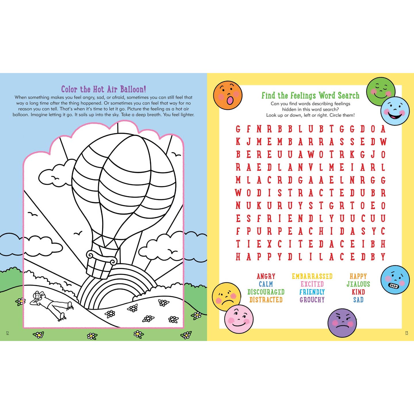 My Feelings and Emotions Activity Book