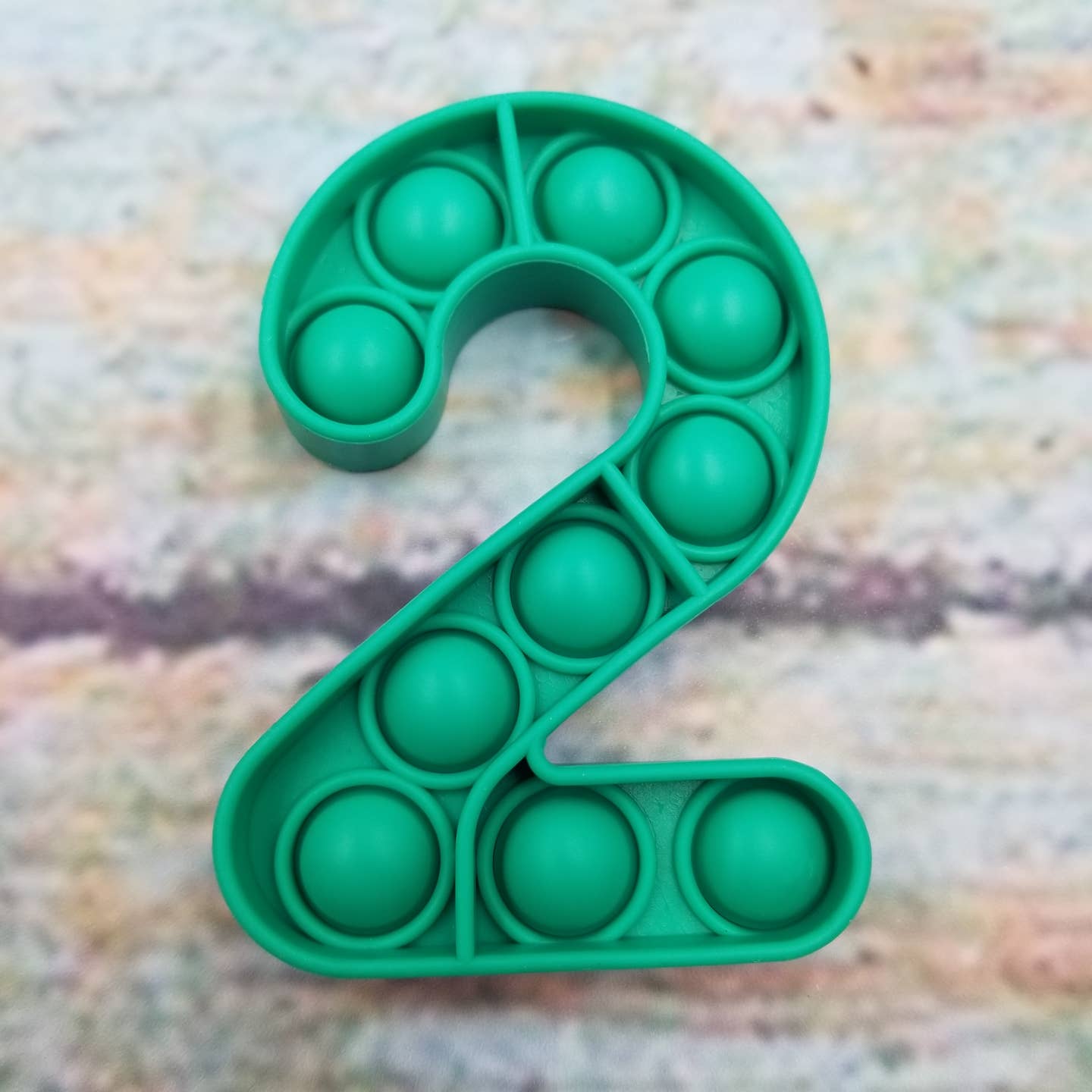 Green Numbers Pop It Set