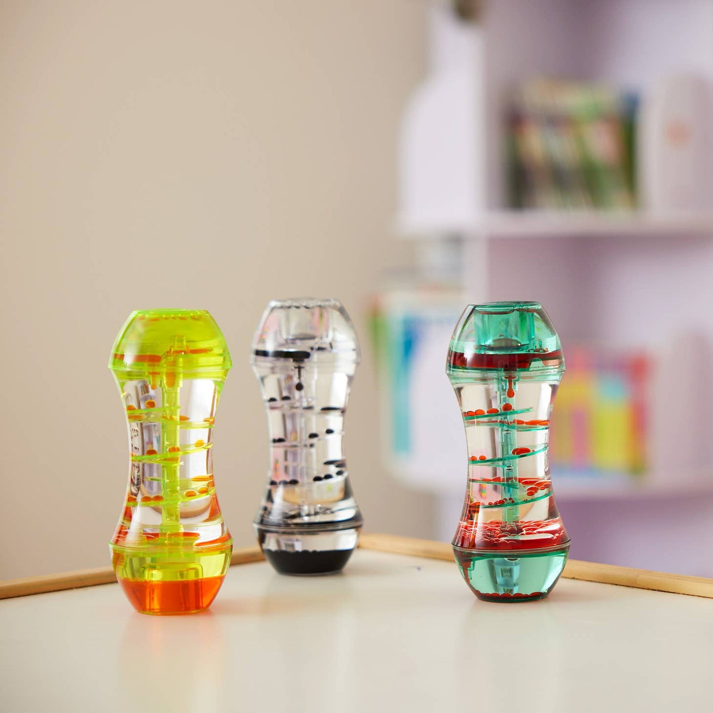 Pack of 3 Liquid Spiral Motion Timers