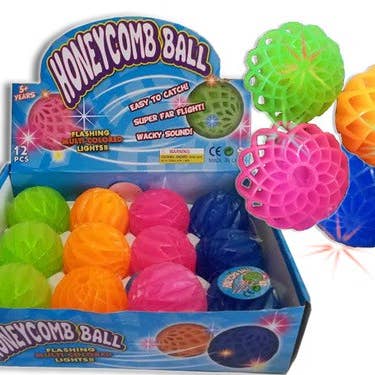 Multi-Color Light Up Honeycomb Ball