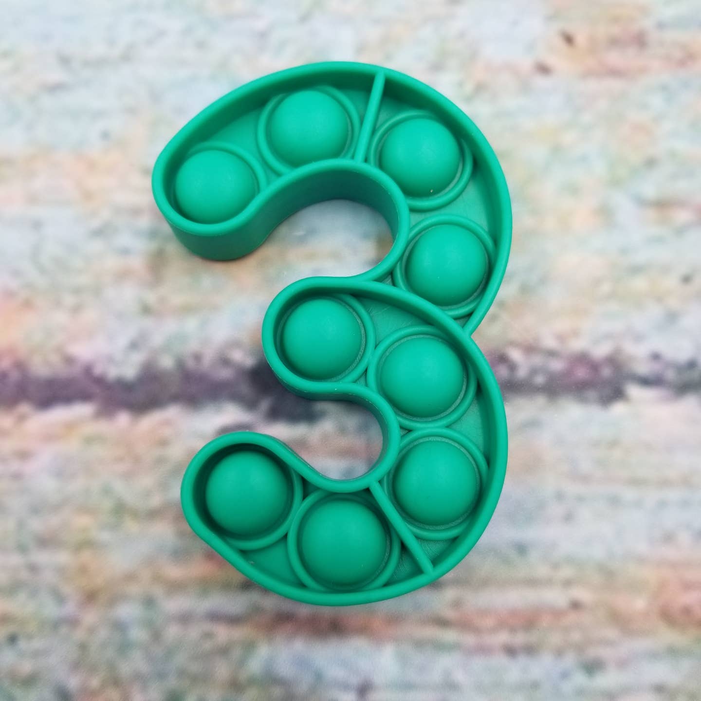 Green Numbers Pop It Set