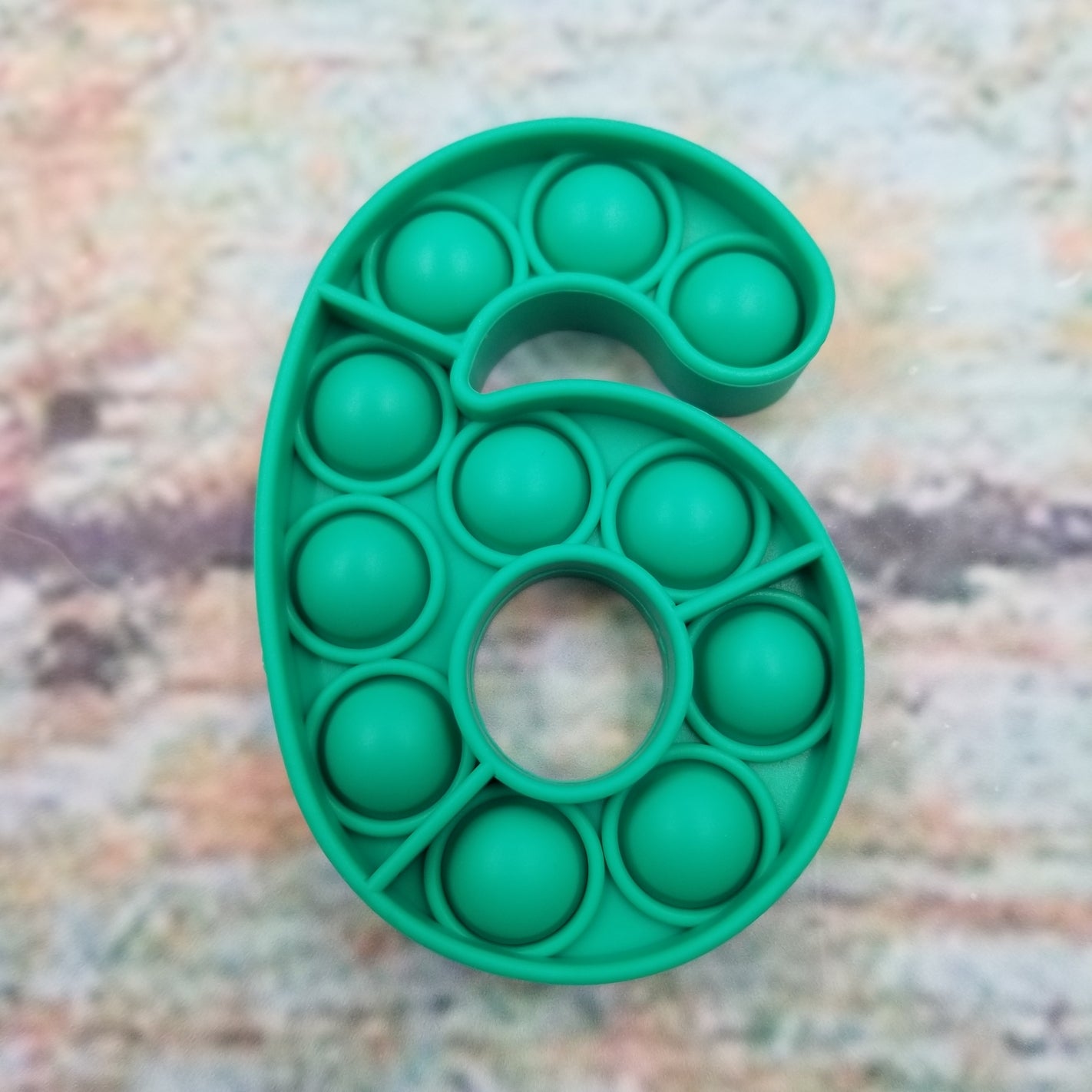 Green Numbers Pop It Set