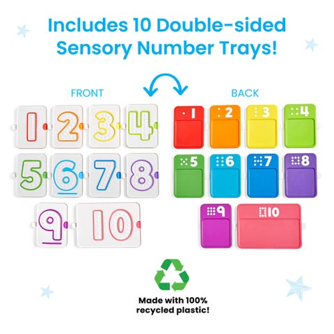 Sensory Number Trays