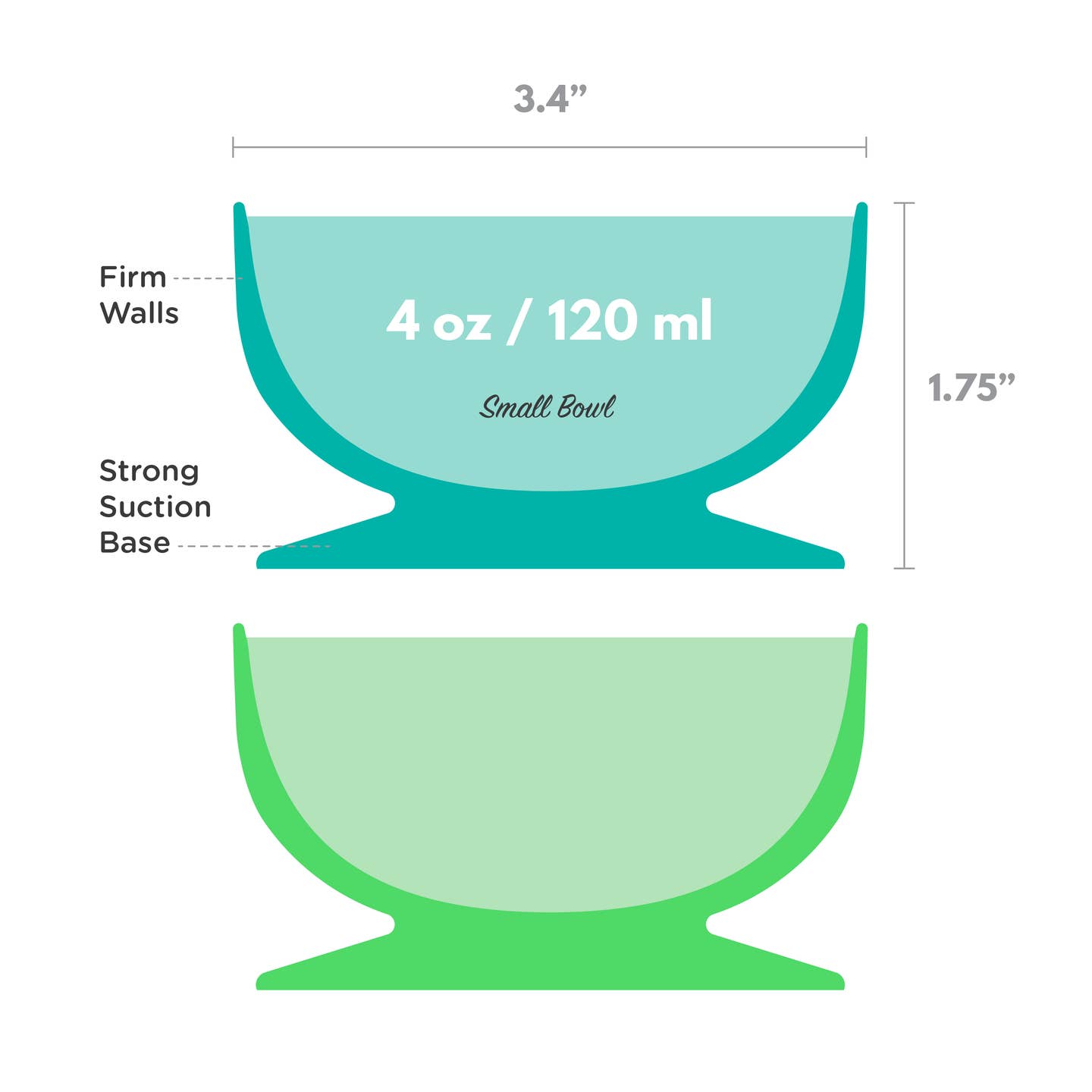 IncrediBowls Silicone Suction Bowls