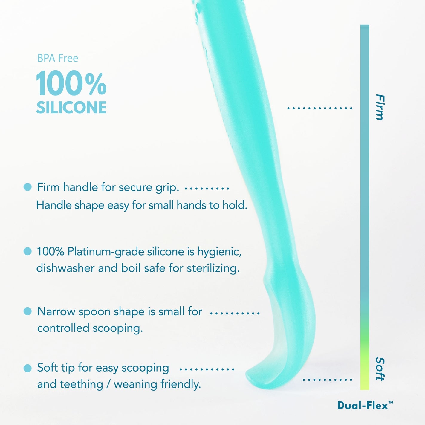 First Spoon Silicone Learning Utencil (2 pack)