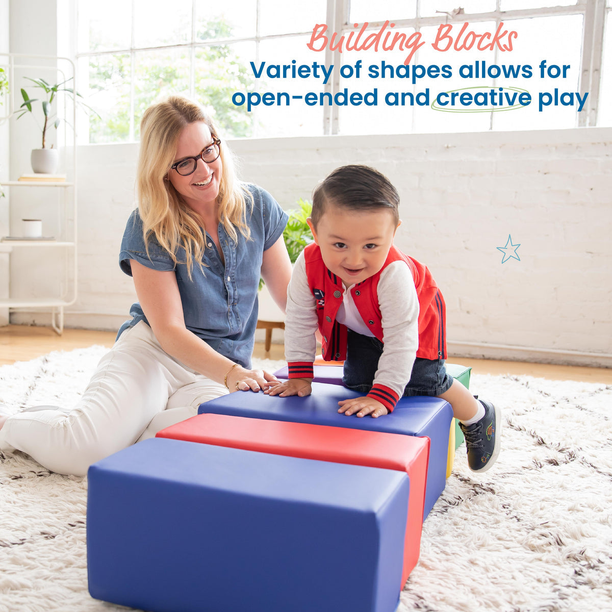 Big Foam Block Playset (7-Piece)