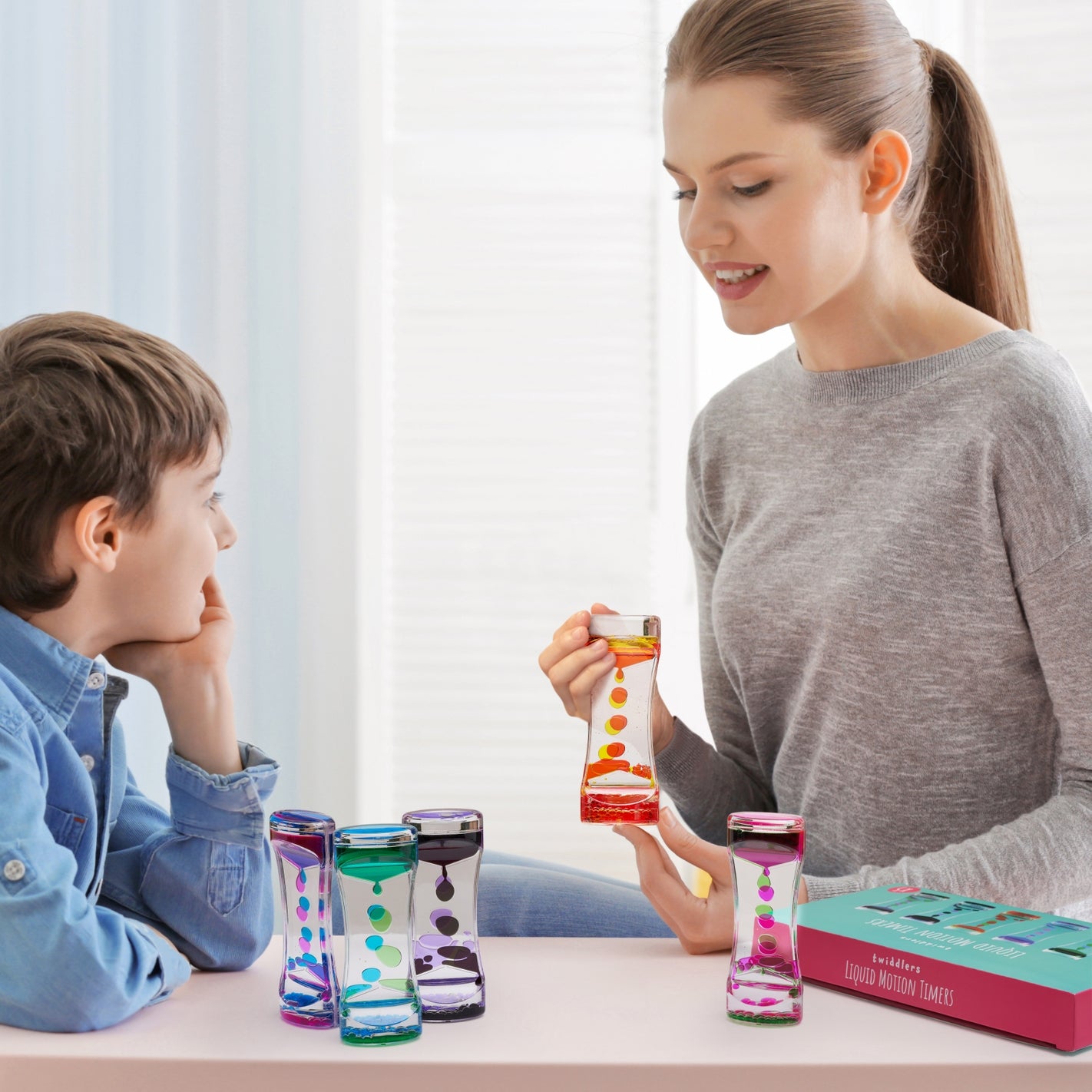 5 Sensory Liquid Motion Timers