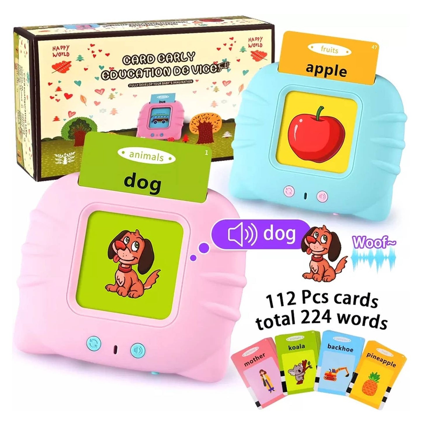 Card Carly Education Device - Pink