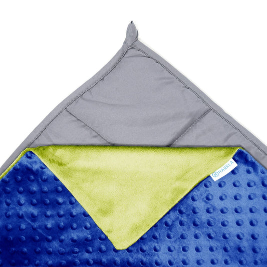Soft Minky Weighted Sensory Blanket for Kids (7 lbs)