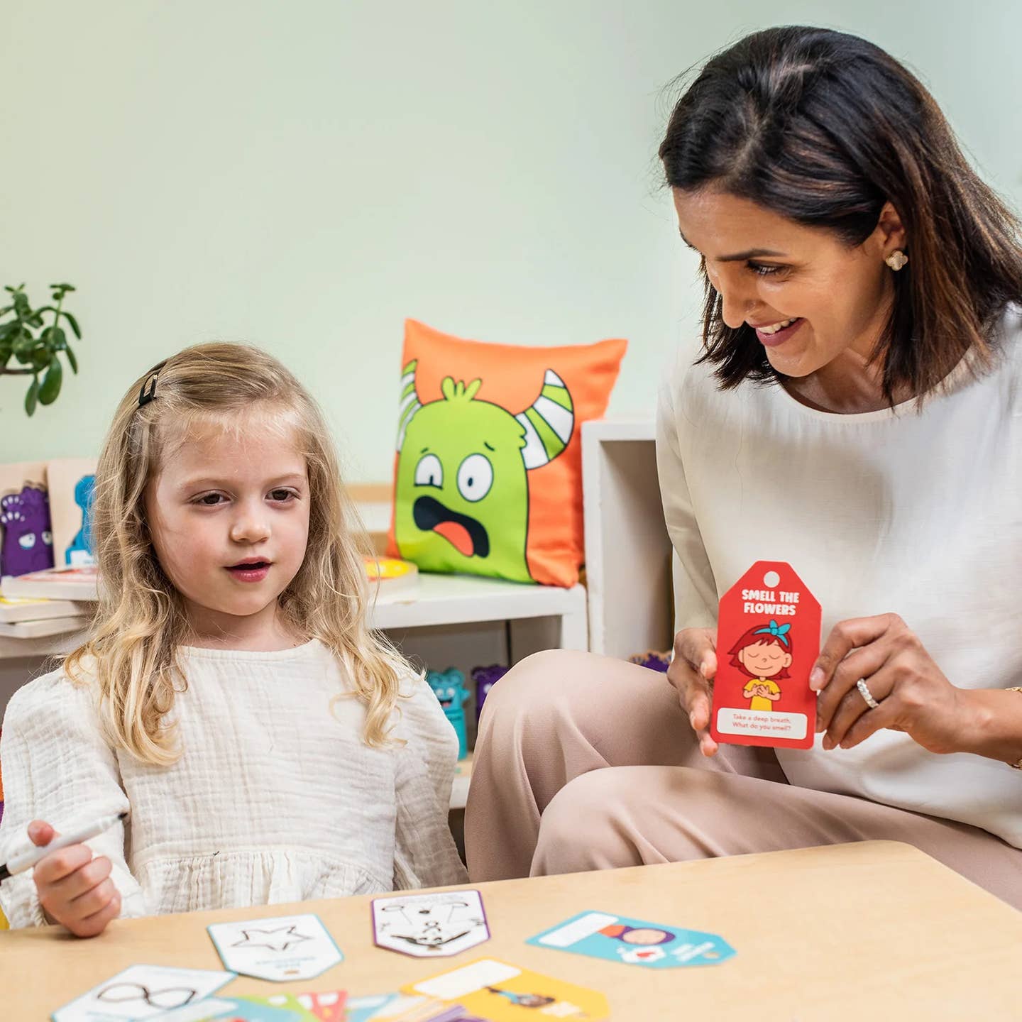 Dry Erase Calming Flashcards