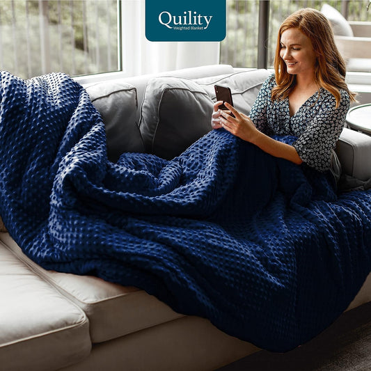 Quilty Weighed Blanket for Adults - 20 lbs